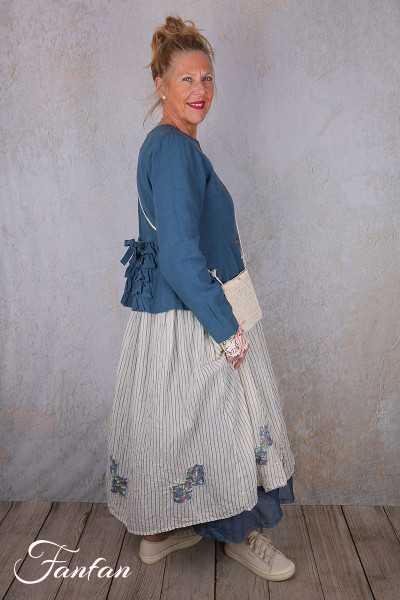 EWA I WALLA Veste Lucy Bleu 66781 lin
