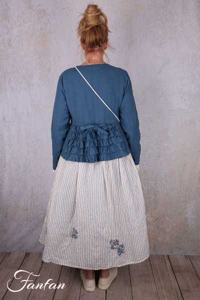 EWA I WALLA Veste Lucy Bleu 66781 lin