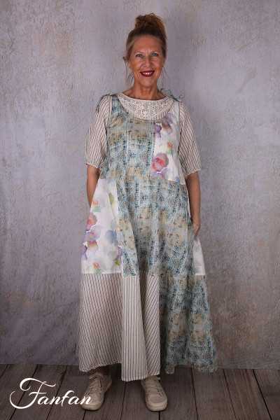 EWA I WALLA Robe Norine Original Carreau 55957 Coton Bio