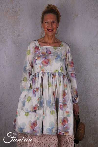 EWA I WALLA tunique Mona original 44203 coton bio fleurs