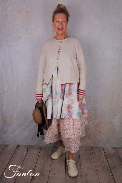 EWA I WALLA Cardigan Cordelia crème 44207 tricot coton recyclé