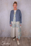 EWA I WALLA Cardigan Cordelia bleu 44207 tricot coton recyclé