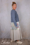 EWA I WALLA Cardigan Cordelia bleu 44207 tricot coton recyclé
