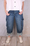 PLÜ-Plus la vie Pantalon new curved jeans 10015 blue