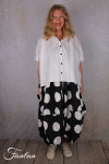 PLÜ-Plus la vie Robe à pois 1152 blackwhitedots