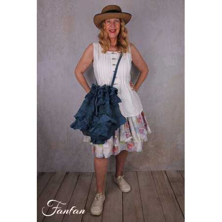 EWA I WALLA sac Lottis Bleu 77627 Coton Bio