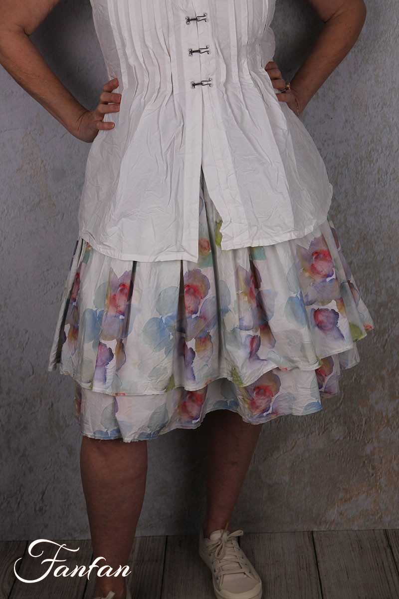 EWA I WALLA Jupe Ewa Original Fleurs 22312 Coton Bio