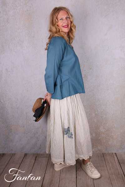 EWA I WALLA Jupe Evelyn Original Striped voile 22318 Coton Bio