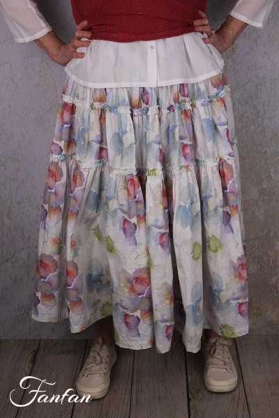 EWA I WALLA jupe Ingeli Original 22321 Coton Fleurs bio