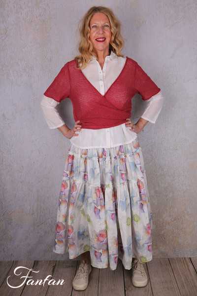 EWA I WALLA jupe Ingeli Original 22321 Coton Fleurs bio