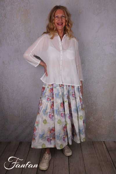 EWA I WALLA jupe Ingeli Original 22321 Coton Fleurs bio