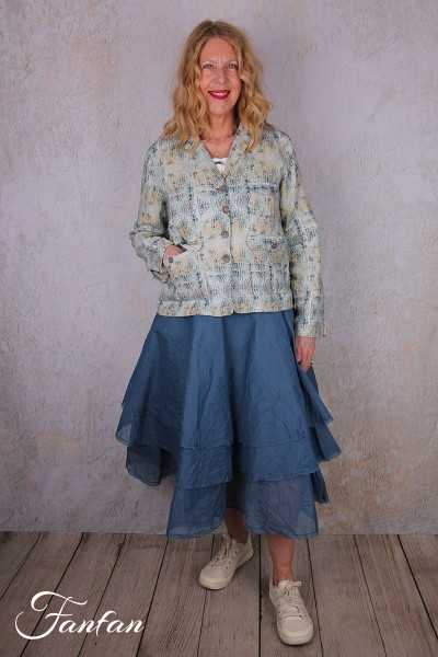 EWA I WALLA Jupe WENDY bleu 22328 coton