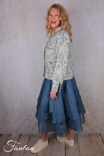 EWA I WALLA Jupe WENDY bleu 22328 coton