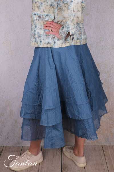 EWA I WALLA Jupe WENDY bleu 22328 coton