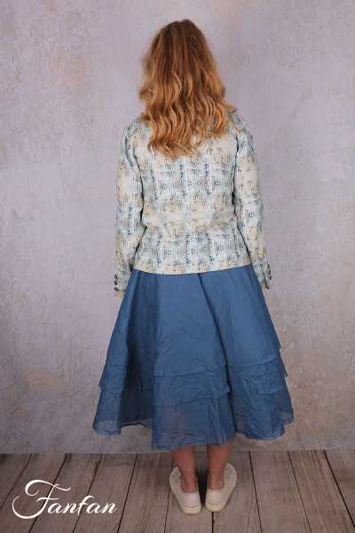 EWA I WALLA Jupe WENDY bleu 22328 coton