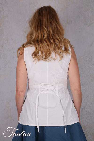 EWA I WALLA Top Janni White 33407 coton bio