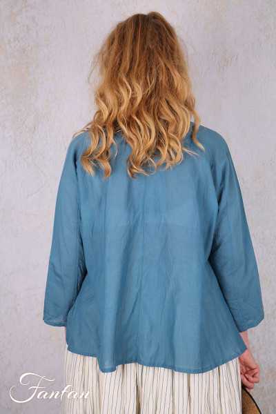 EWA I WALLA Blouse Eris bleu 44188 Sushi voile