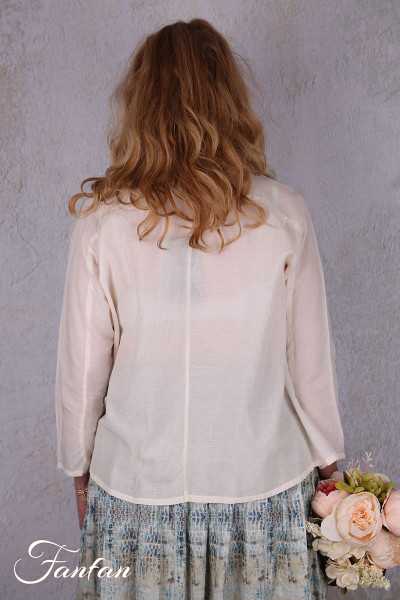 EWA I WALLA Blouse Eris Oat 44188 Sushi voile