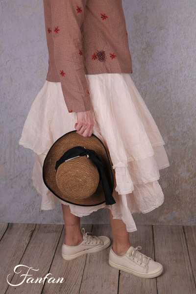 EWA I WALLA Jupe Wendy Oat 22328 Coton