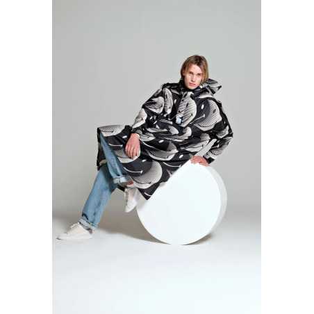 RAINKISS Poncho Half Moon Smiley