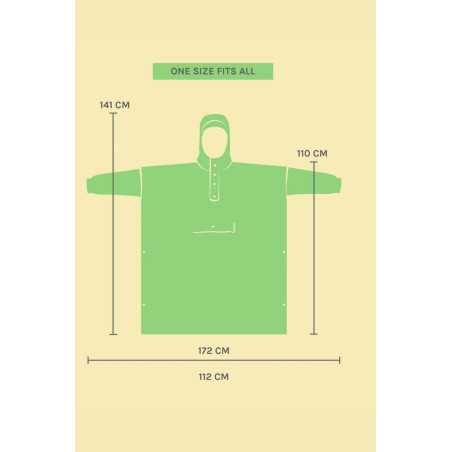 RAINKISS Flora Rain Poncho