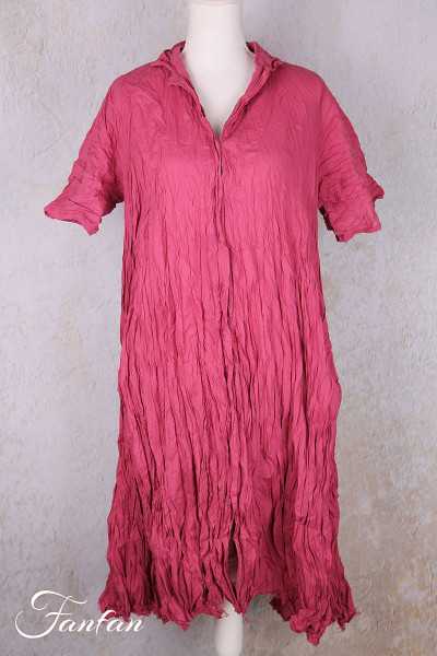 Privatsachen Robe en coton égyptien froissé Kleiderhei Magnolia