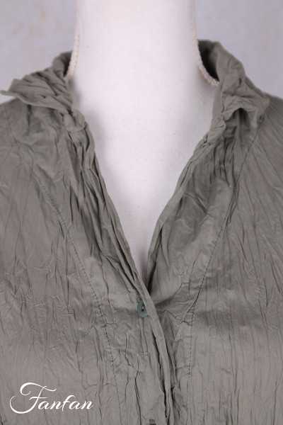 Privatsachen Robe en coton égyptien froissé Kleiderhei Mimos