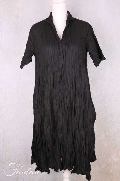 Privatsachen Robe en coton égyptien froissé Kleiderhei Kaviar