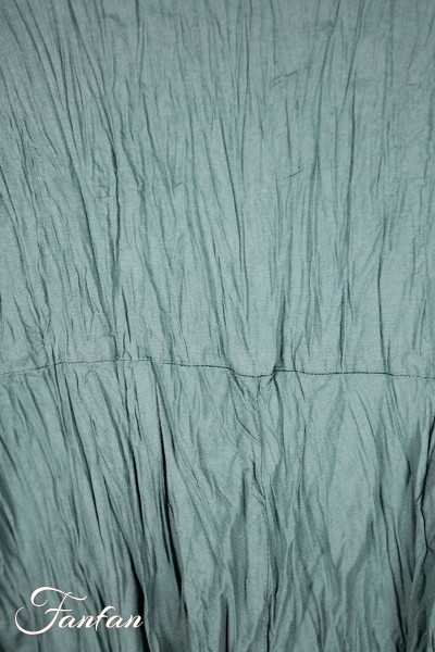 Privatsachen Robe Coton égyptien froissé Effortschritt Jade