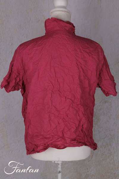 Privatsachen Blouse Applikleid Magnolia en coton égyptien froissé