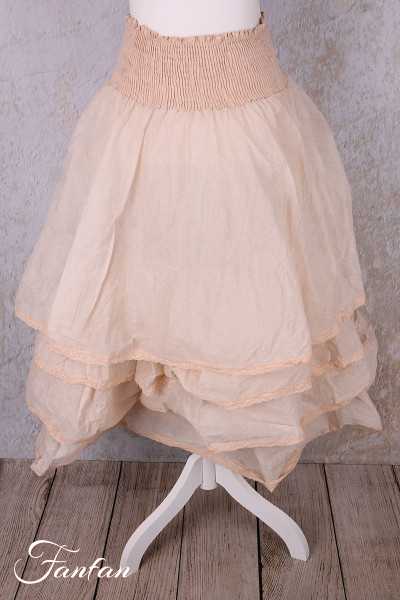 Les Ours Jupon Madeleine Blush organza de coton