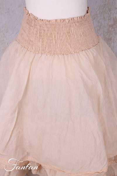 Les Ours Jupon Madeleine Blush organza de coton