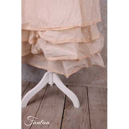 Les Ours Jupon Madeleine Blush organza de coton