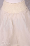 Les Ours Jupon Madeleine écru organza de coton