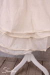 Les Ours Jupon Madeleine écru organza de coton
