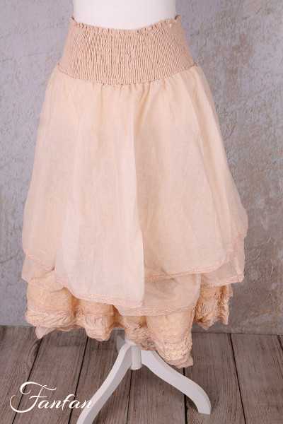 Les Ours Jupon Madou Blush organza de coton