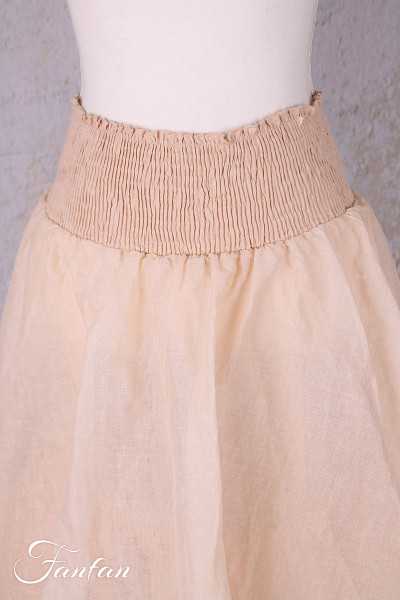 Les Ours Jupon Madou Blush organza de coton