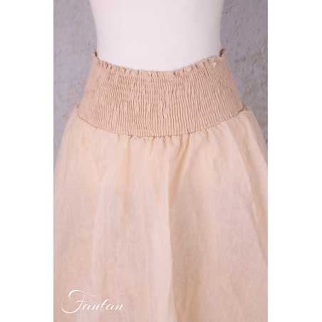 Les Ours Jupon Madou Blush organza de coton