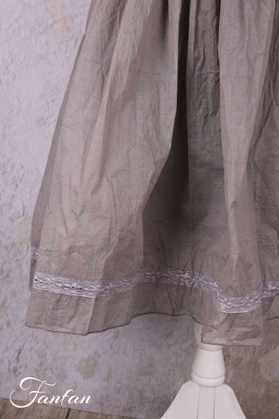 Les Ours Jupe Lou Perle organza de coton