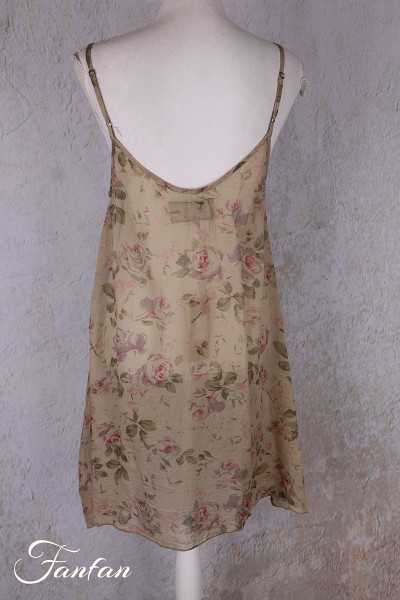 Les Ours Tunique Lea Fleurs verveine voile de coton