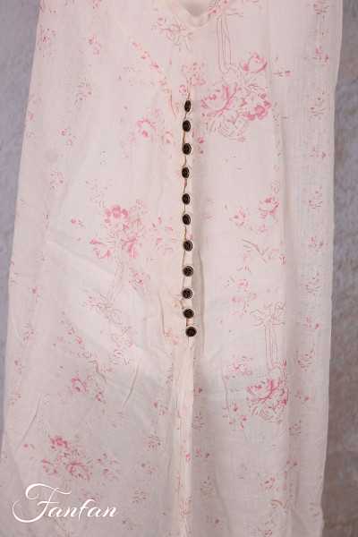 Les Ours Tunique Lea Liberty bouquet voile de coton