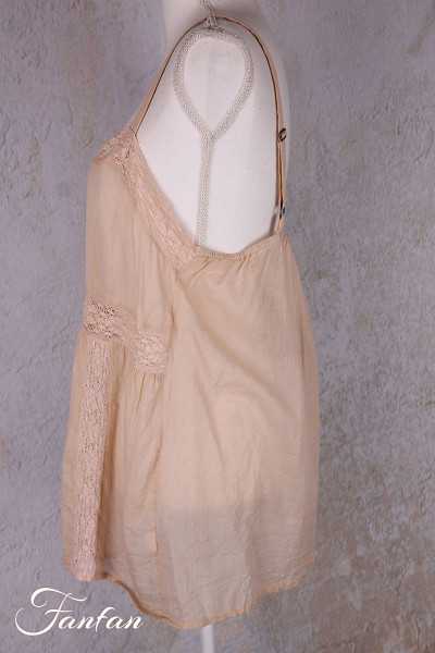 Les Ours Top Laura Blush voile de coton