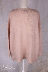Les Ours Pull Abeliau rose maille