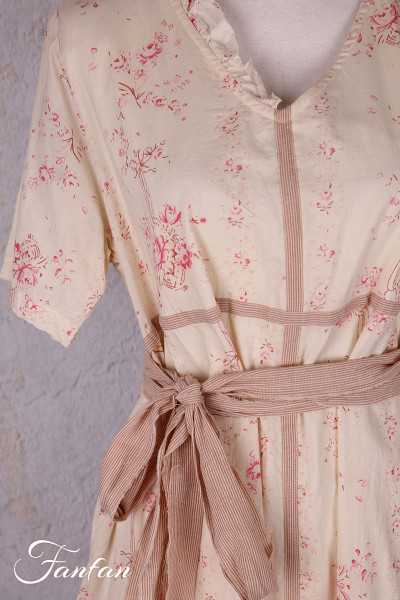 Les Ours Robe Sango Liberty bouquet coton