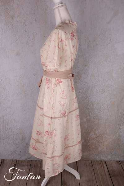 Les Ours Robe Sango Liberty bouquet coton