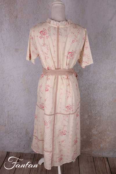 Les Ours Robe Sango Liberty bouquet coton