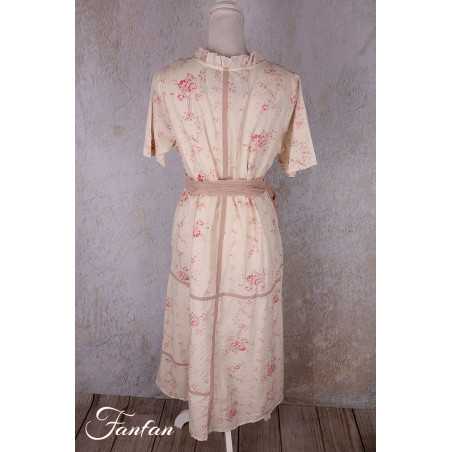 Les Ours Robe Sango Liberty bouquet coton