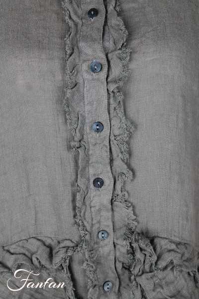 Grizas Blouse 52762-L6 en lin vert