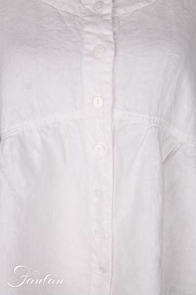 Grizas Blouse 52735-L-532 en lin blanc