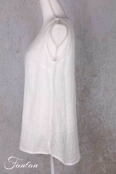 Grizas Top 52144/4-L400 en lin blanc